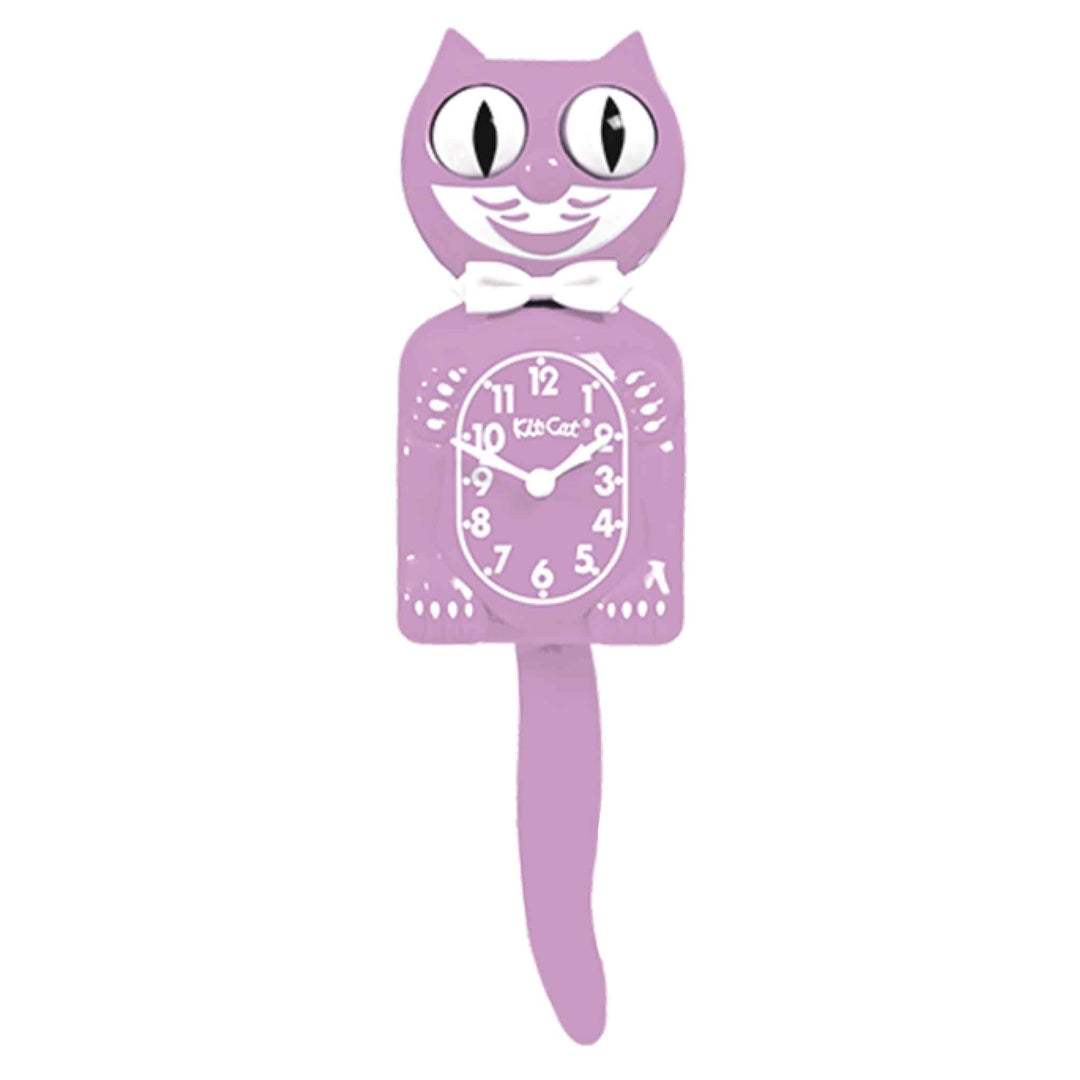 Pastel Lilac Kit cat clock 15.5" limited edition (Copy)