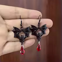 Vampire Bat Earrings