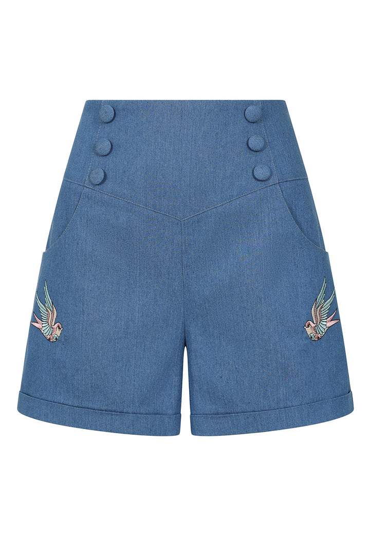 Denim MILLIE SWALLOWS SHORTS