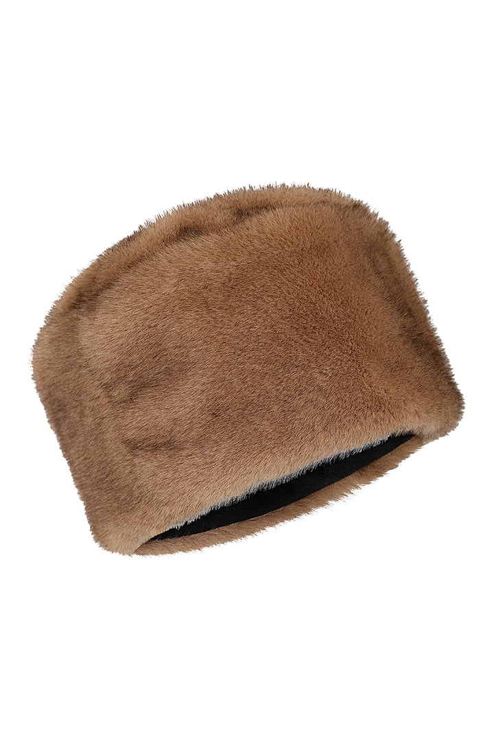 Tan LORNA FUR HAT
