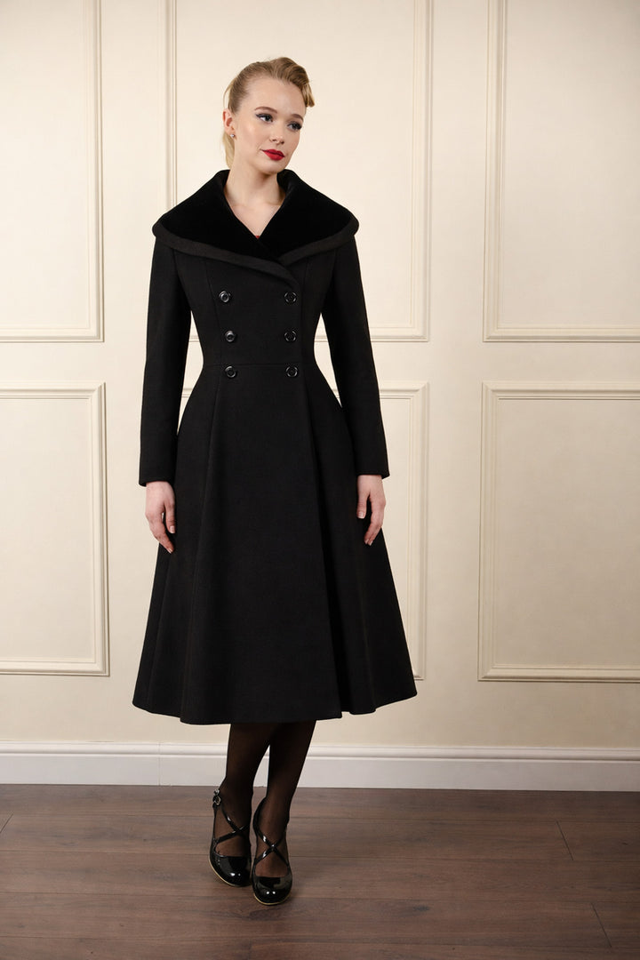 Black CLOTILDE COAT