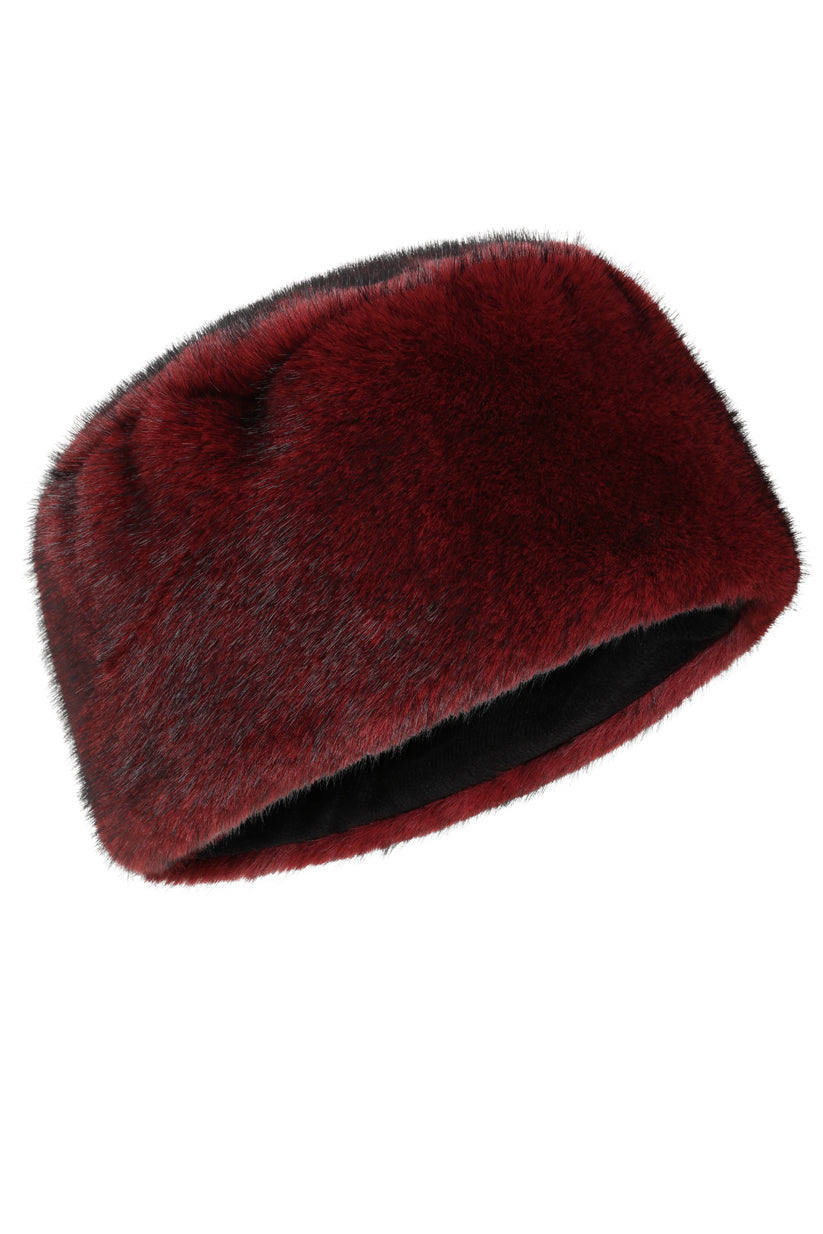 Black LORNA FUR HAT