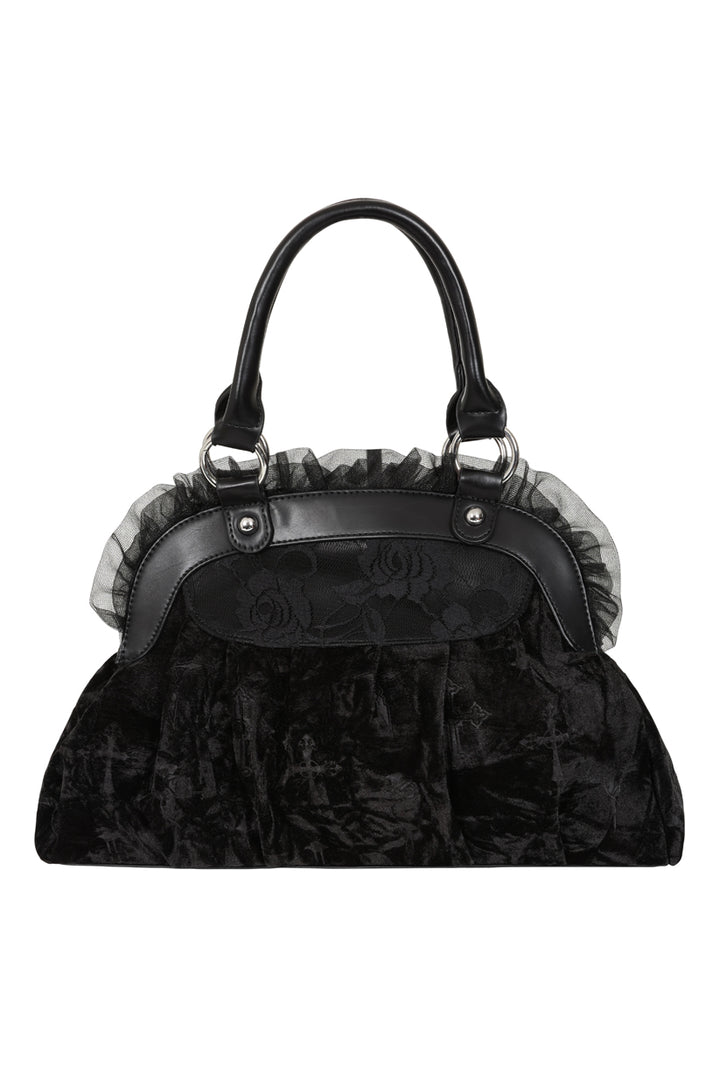 Black Sanctum Velvet Bag