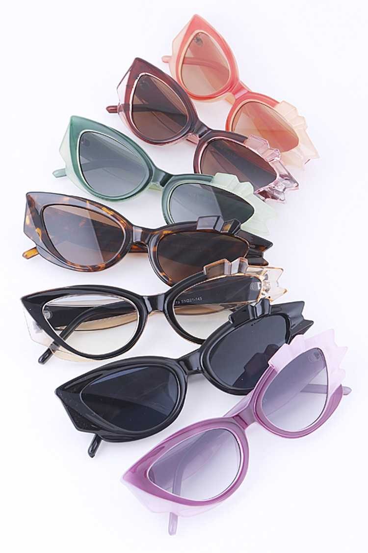 ABSTRACT CAT EYE SUNNIES