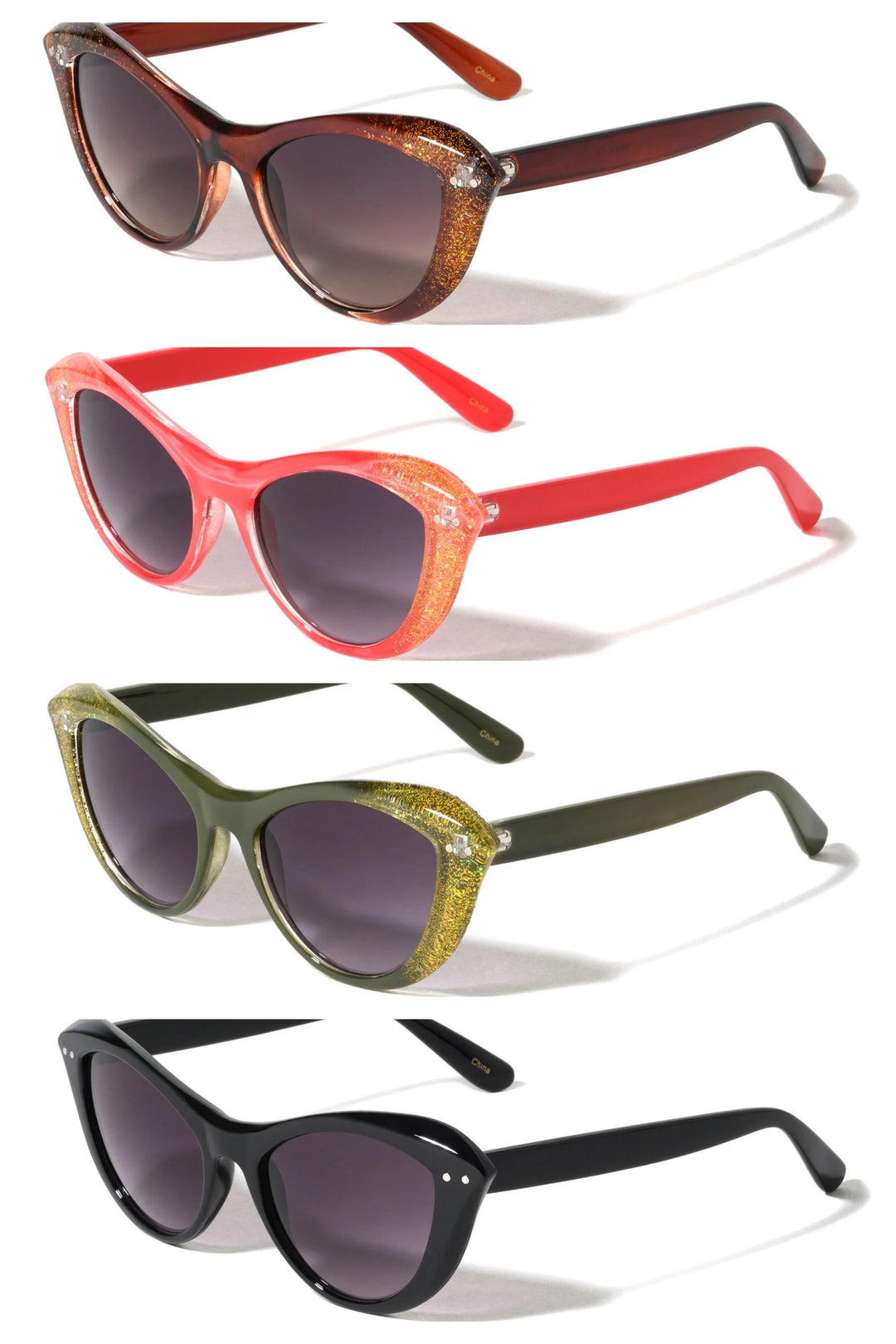 Glitter Tip Cat Eye sunnies