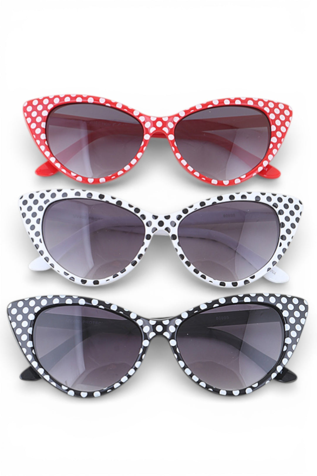 Polka Dot Retro Cat Eye