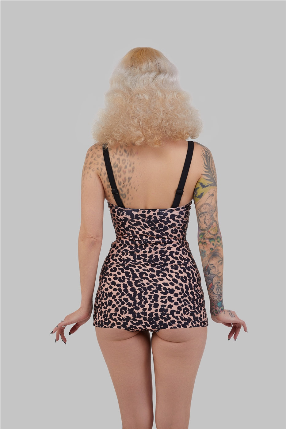 Leopard Print Wired Swimsuit