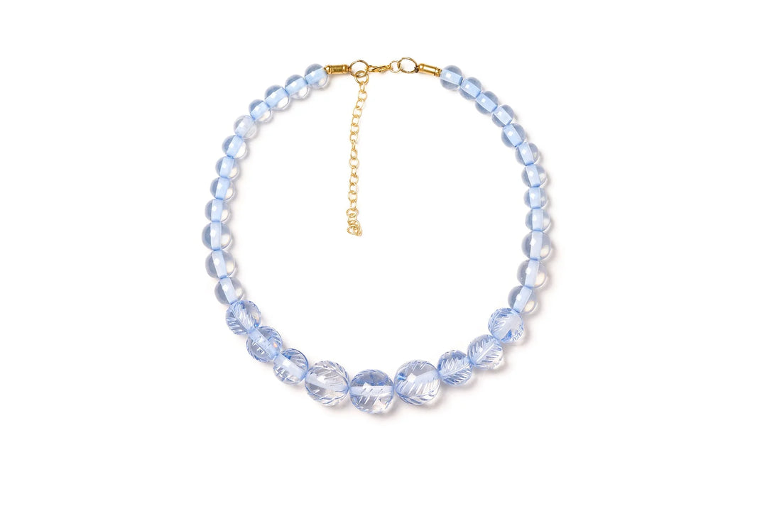 Heavy Carve Bead Necklace