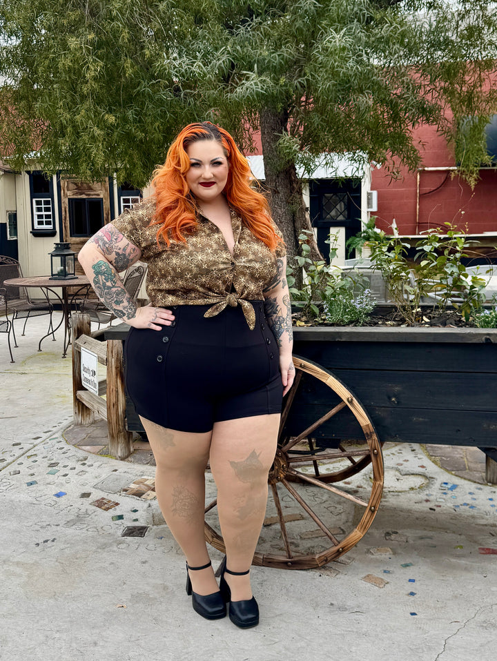 High waist shorts