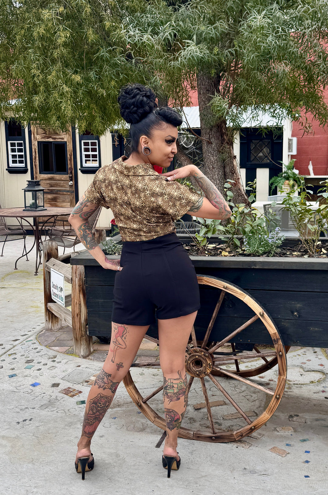 High waist shorts