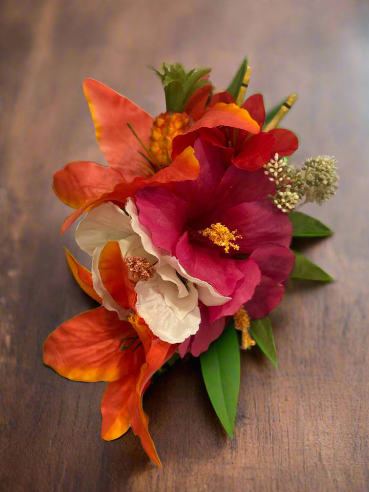 Tropical pinup hair flowers