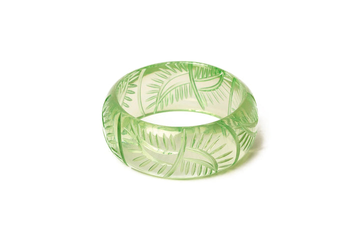 Wide Heavy Carve Bangle