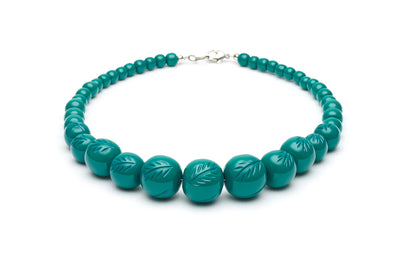 Carved Bead Necklace