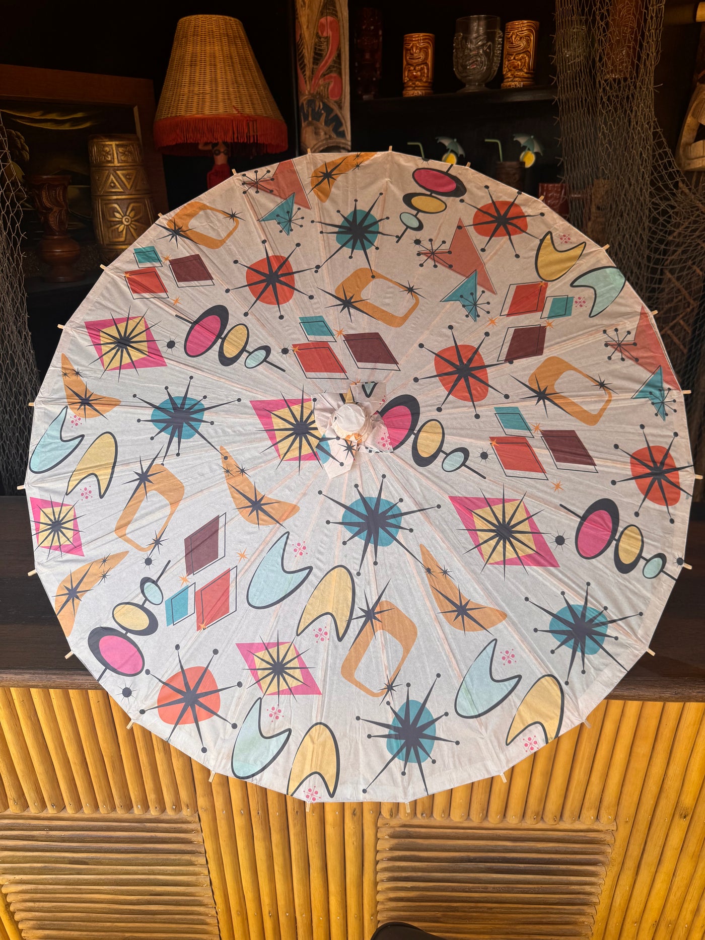 Parasol mid century print