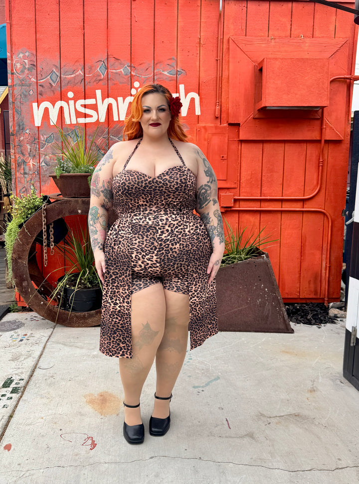 Playsuit with matching skirt