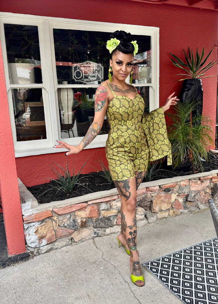 Playsuit with matching skirt