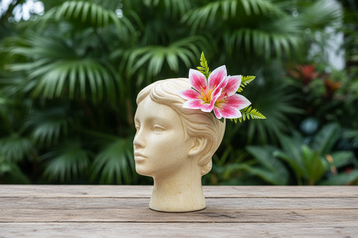 Tropical pinup hair flowers