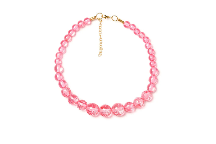 Heavy Carve Bead Necklace