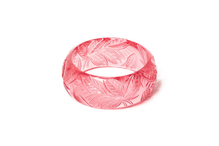 Wide Heavy Carve Bangle