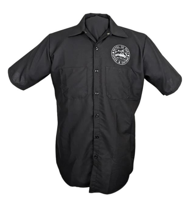 Revel in Rust Workshirt in Black