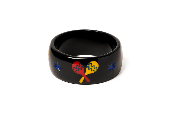 Maracas Bangle Wide Black