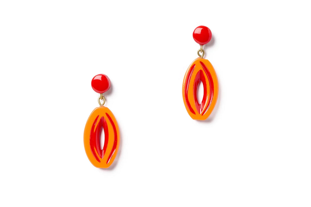 Guava Drop Earrings