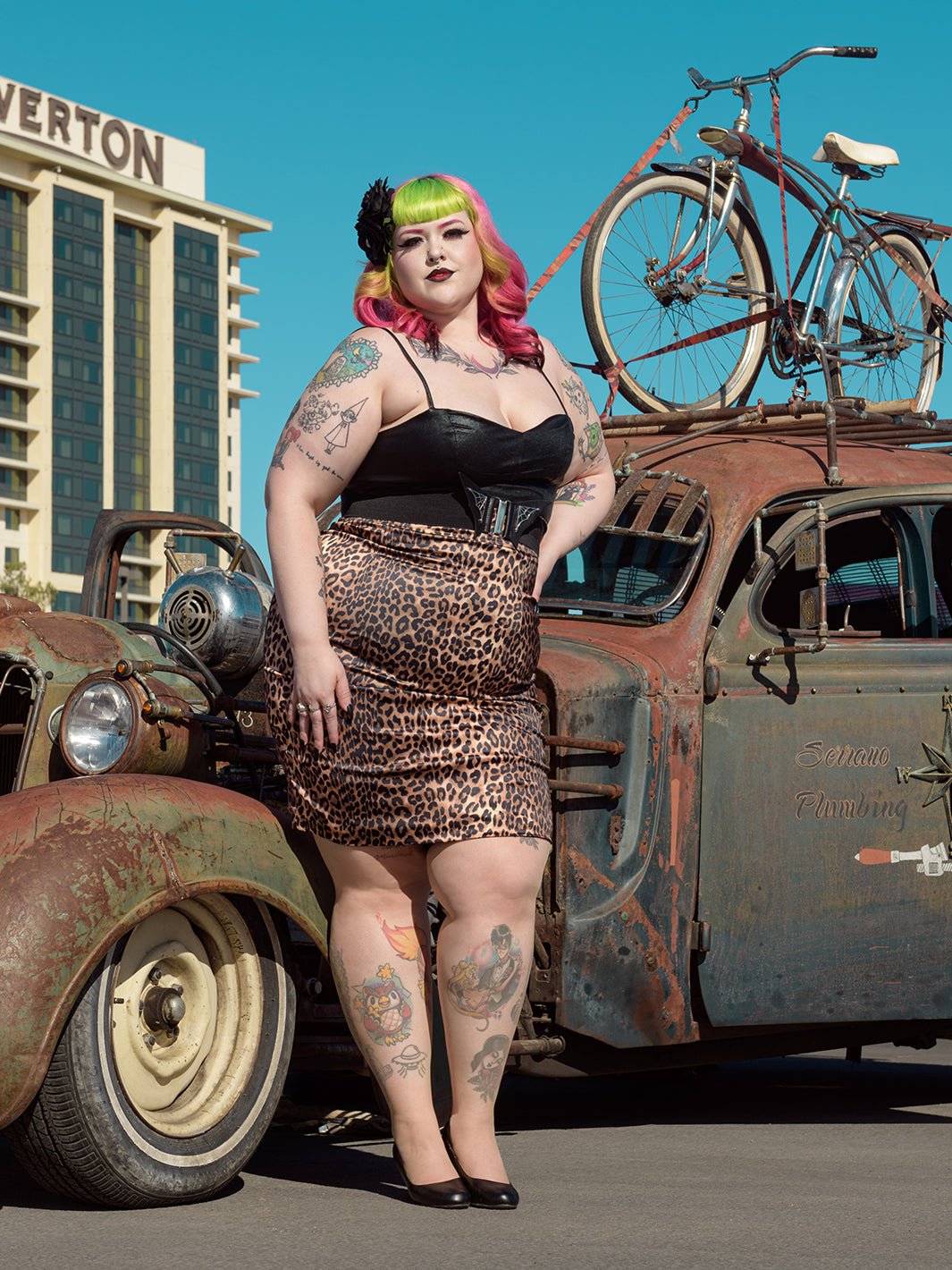 The Baddie pencil skirt