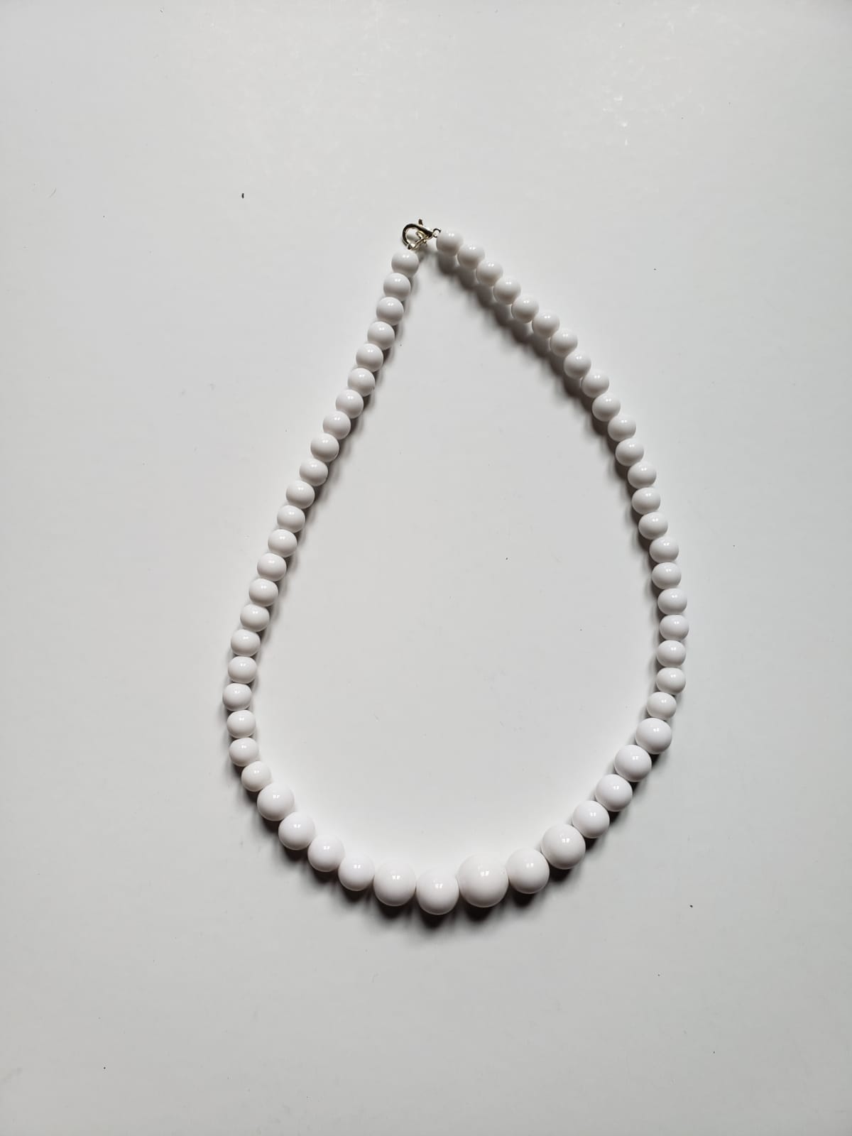 All colors pearl bead necklace - Rockin Bettie 